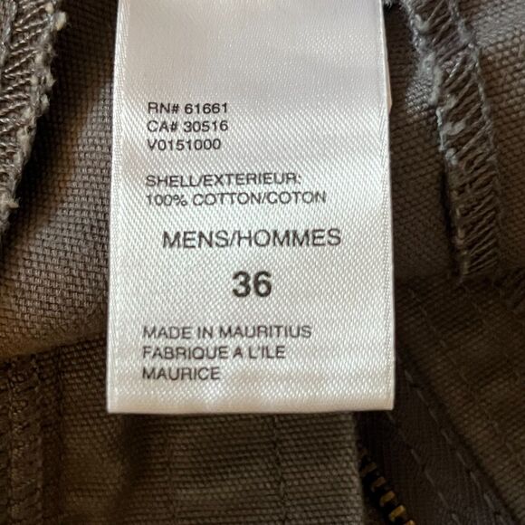 Y2K North Face Pants 36 Gray A5 Series Wide Leg Big Pockets Canvas Cotton Tough - Picture 6 of 7